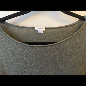 Olive green shirt from Garage